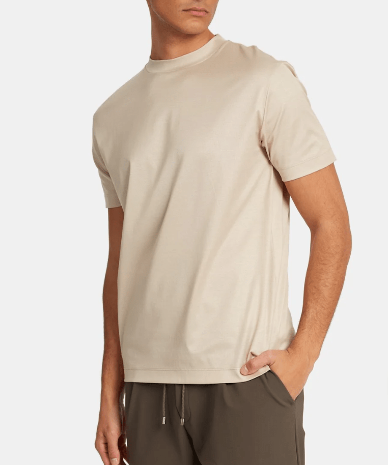 De Oasis T-Shirt Beige - ANIQO