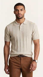 THE NOVA KNIT POLO - ANIQO